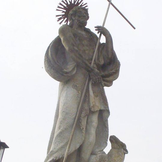 Statue of Saint John the Baptist in Jiříkov