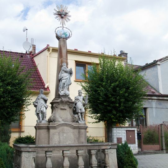 Statue of the Holy Trinity in Adamov