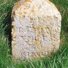 Milestone, Military Road; W of Shippard's Chine