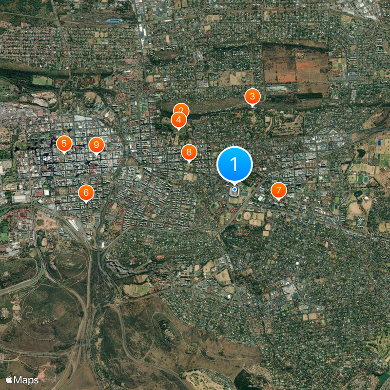 Loftus Versfeld Stadium Mapa