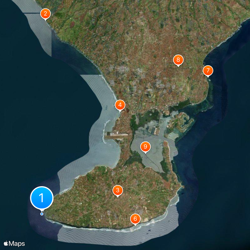 Uluwatu, Bali, Indonesia Mappa