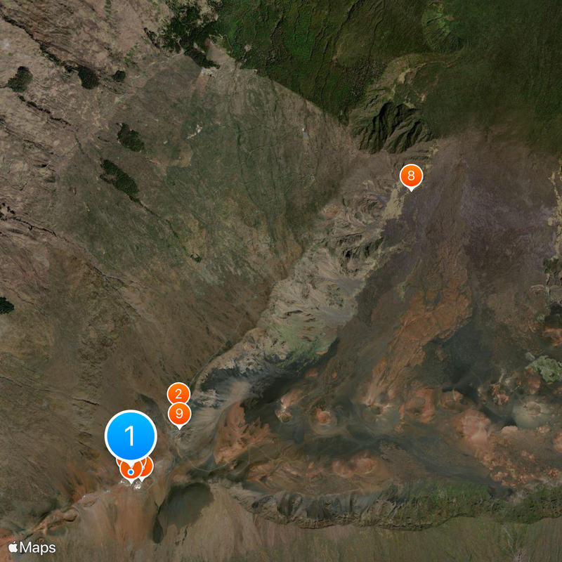 Red de Vigilancia Espacial de los Estados Unidos Mapa