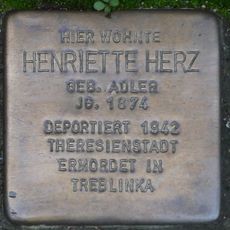Stolperstein en memoria de Henriette Herz