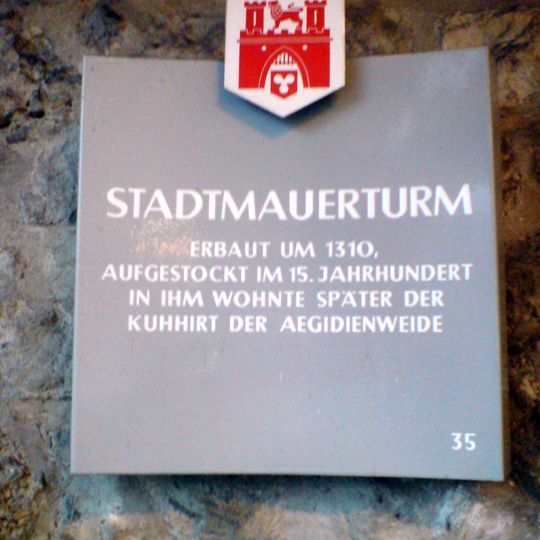 Stadttafel Stadtmauerturm