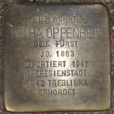 Stolperstein dedicated to Recha Oppenheim