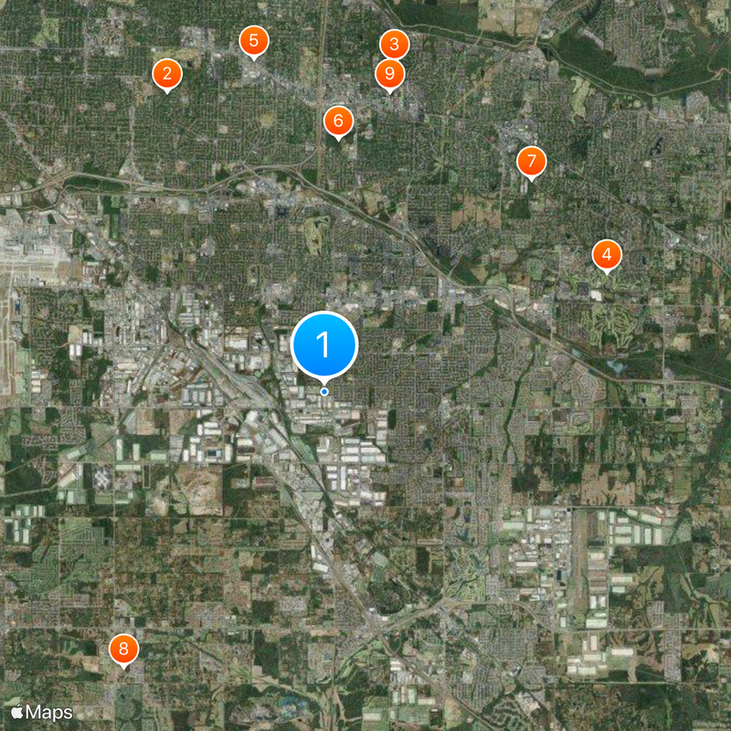 Memphis metropolitan area Map