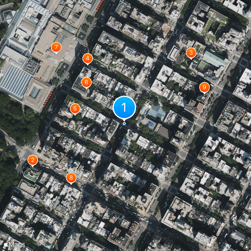 Madison Avenue Map
