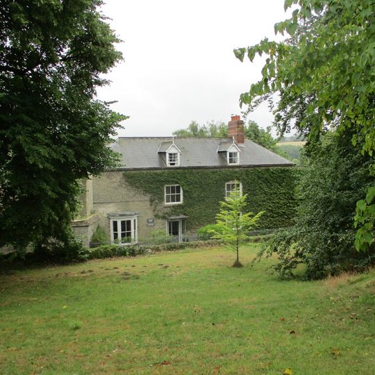 Church House And Attached Wall