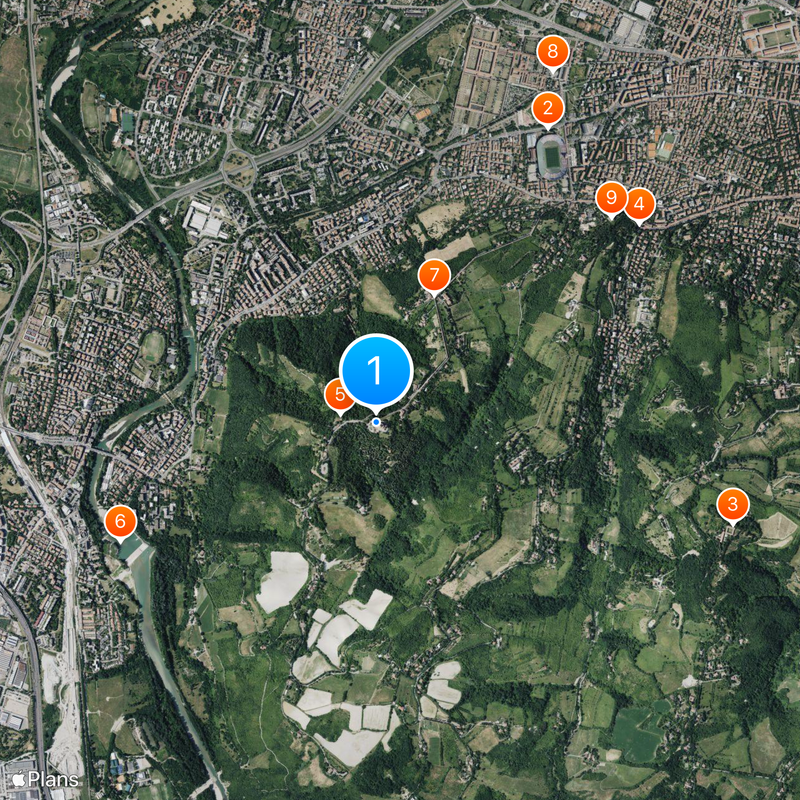 Sanctuary of the Madonna di San Luca Map