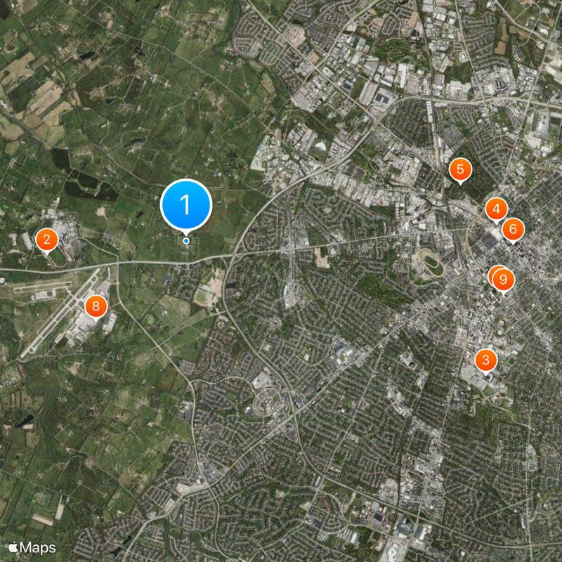 Calumet Farm Map