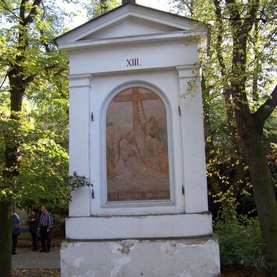 13. zastavení křížové cesty na Petříně