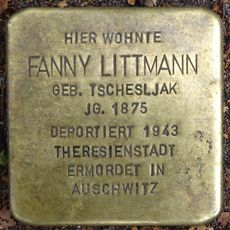 Stolperstein en memoria de Fanny Littmann