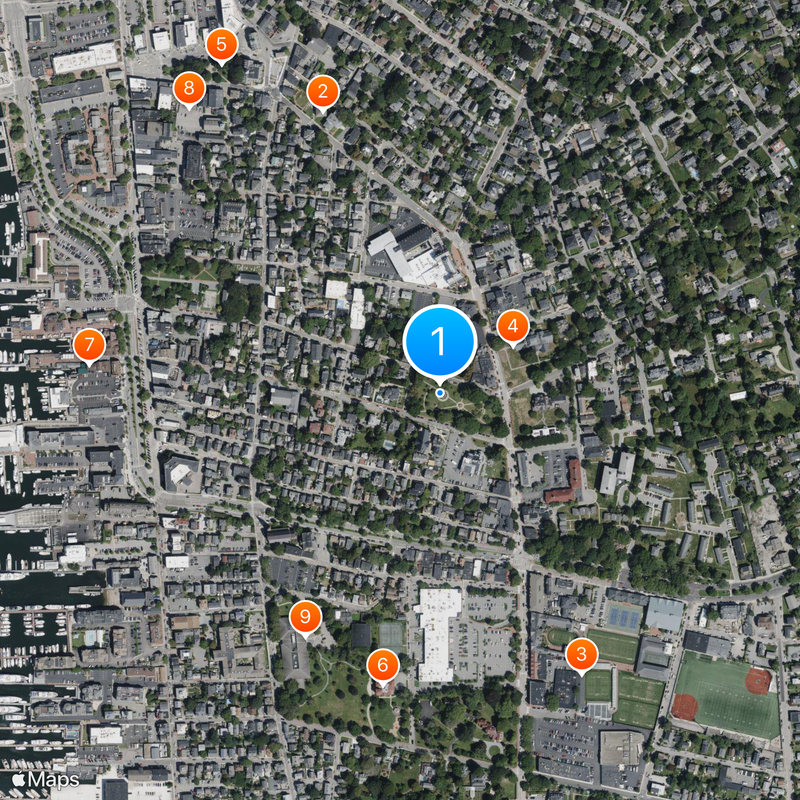 Tour de Newport Carte