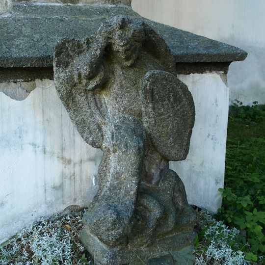 Socha u kostela svatého Martina v Sedlčanech