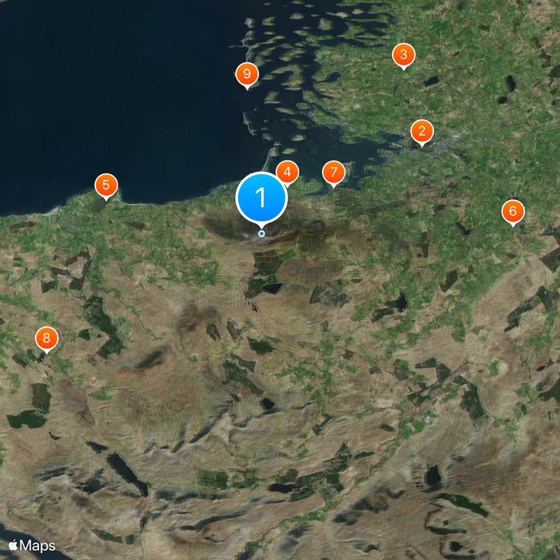 Croagh Patrick Carte