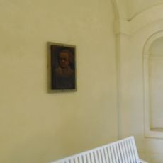 Pamětní deska J. W. Goethe v klášteře v Teplé