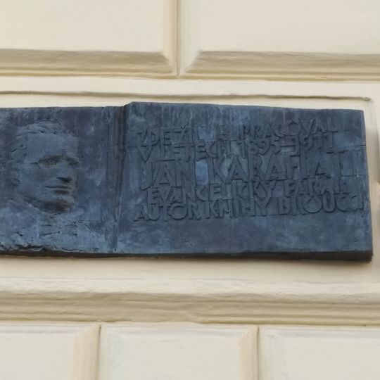 Pamětní deska Jana Karafiáta