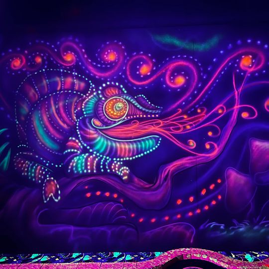 Glowzone Schwarzlicht Minigolf