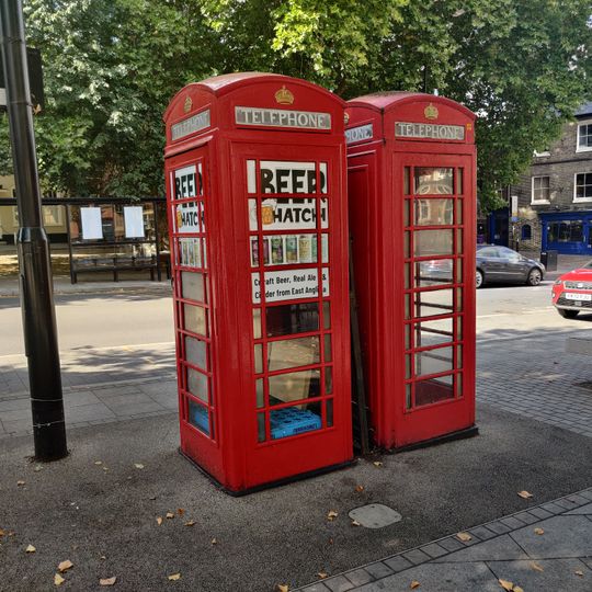 Pair Of K6 Telephone Kiosks