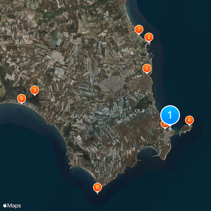 Portopalo di Capo Passero Kaart