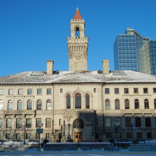 Worcester City Hall and Common