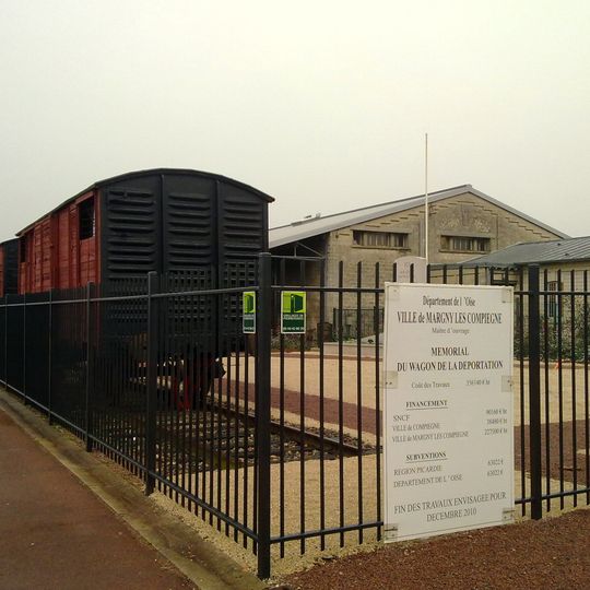 Mémorial du quai des Déportés, gare de Compiègne