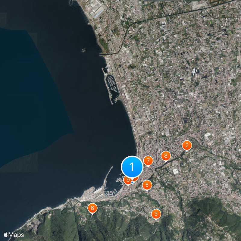 Castellammare di Stabia Mapa
