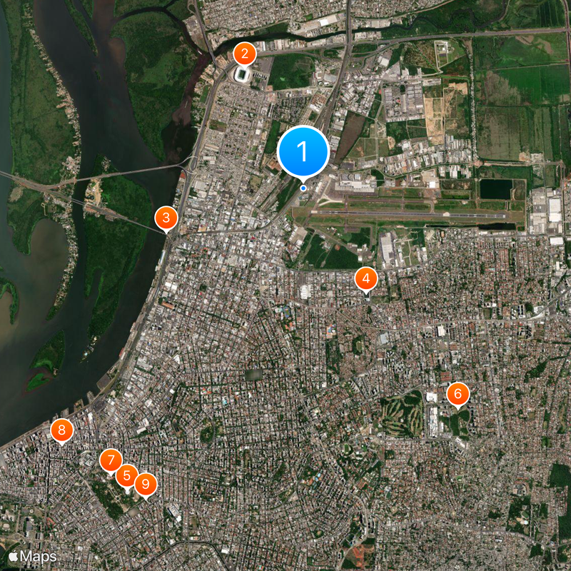 Estátua do Laçador Map