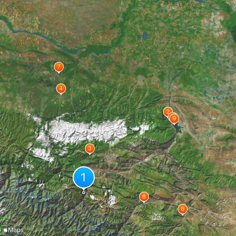 Tsumadinsky District Map