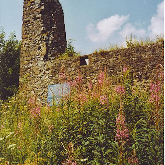 Lochwood Castle, The Mount, Motte and Tower House Complex