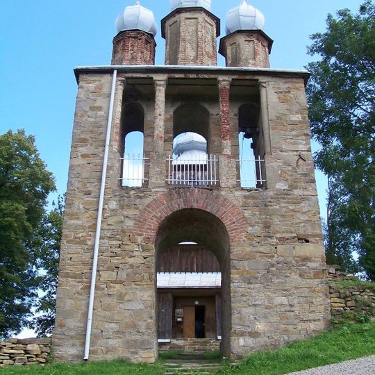 Belfry at Saint Demetrius church in Radoszyce