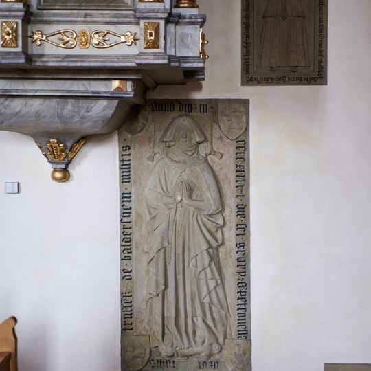 Grabstein für Petronella von Baldersheim