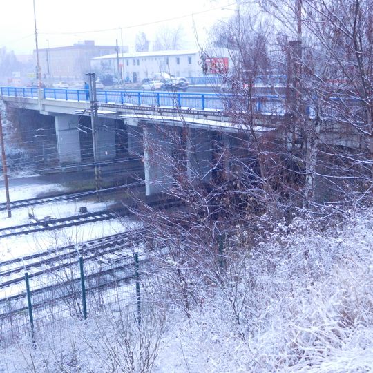 Bridge of Chodovská street over Praha Jih railway station
