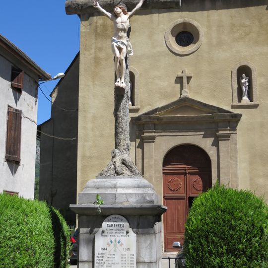 Les Cabannes war memorial