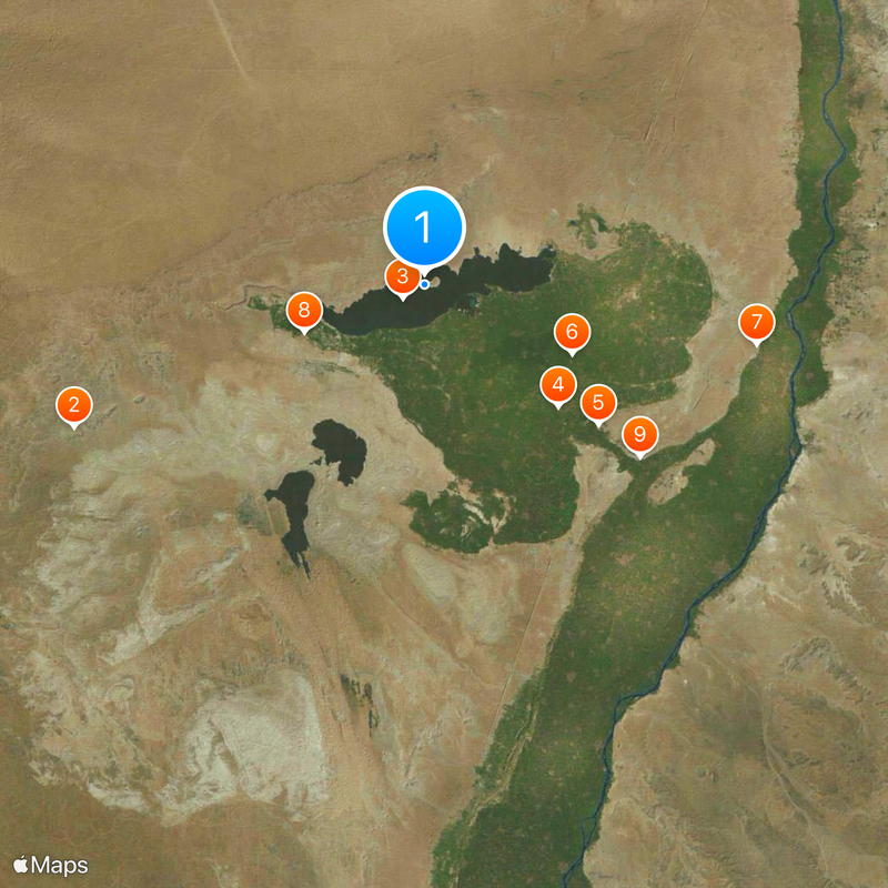 Lake Moeris Map