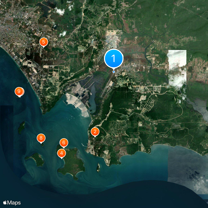 Sihanouk International Airport Map