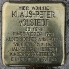 Stolperstein für Klaus-Peter Volstedt