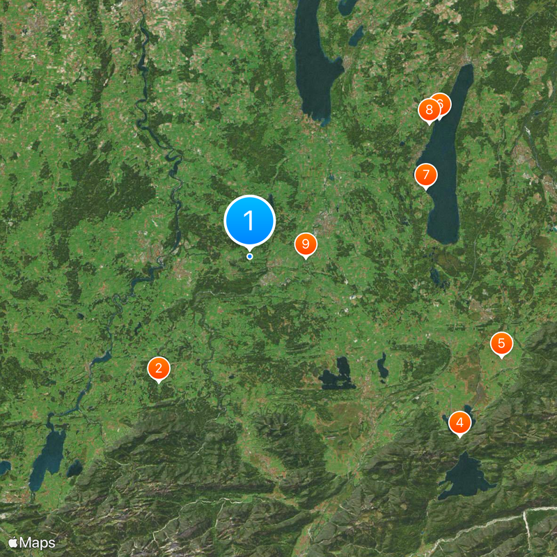 Landkreis Weilheim-Schongau Karte