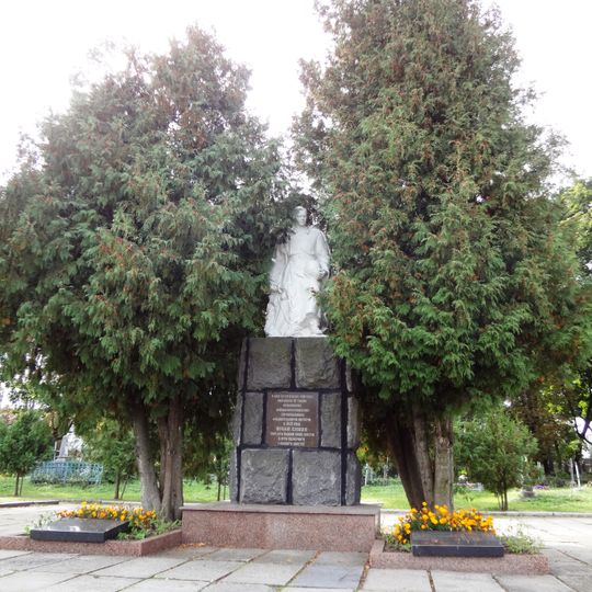 Mass graves of Soviet soldiers at Hrabnyk cemetery, Rivne
