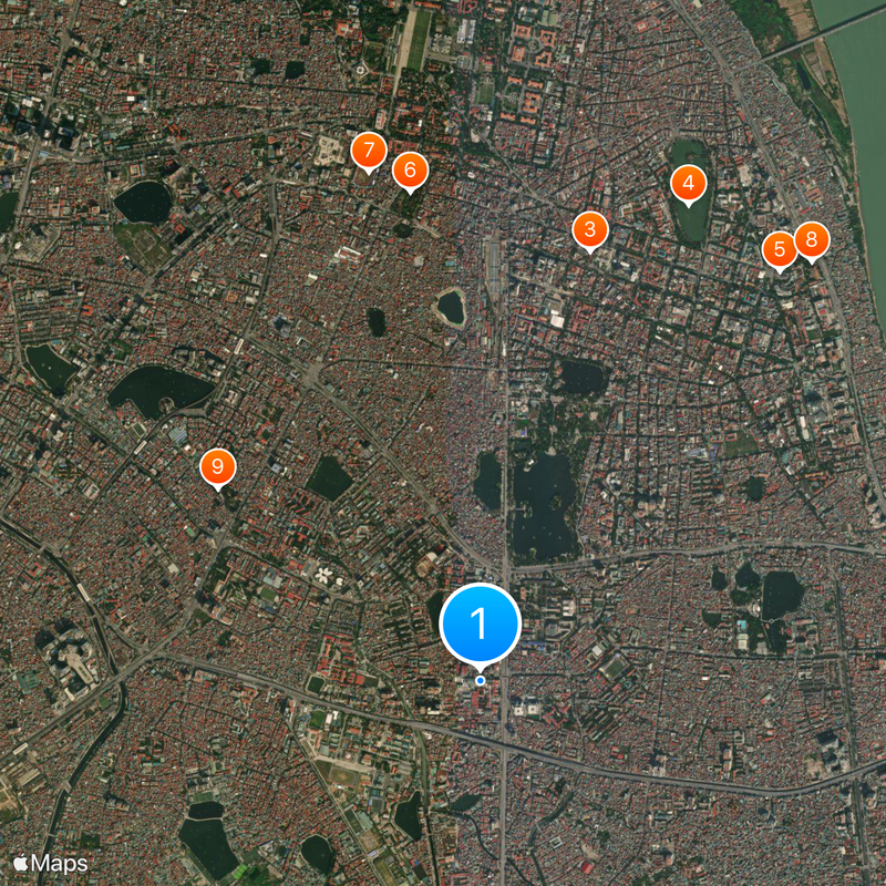 Bach Mai Hospital Karte