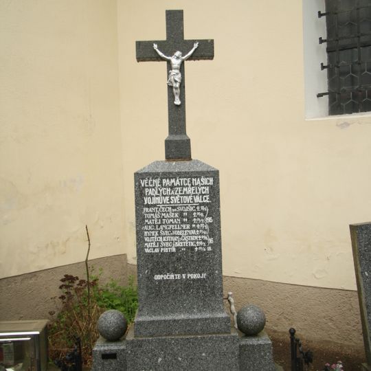 Památník obětem 1. sv. války ve Svojšicích