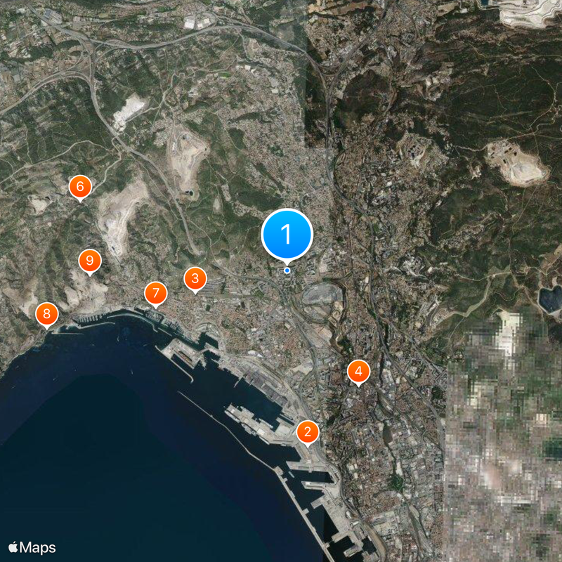 La Castellane Map