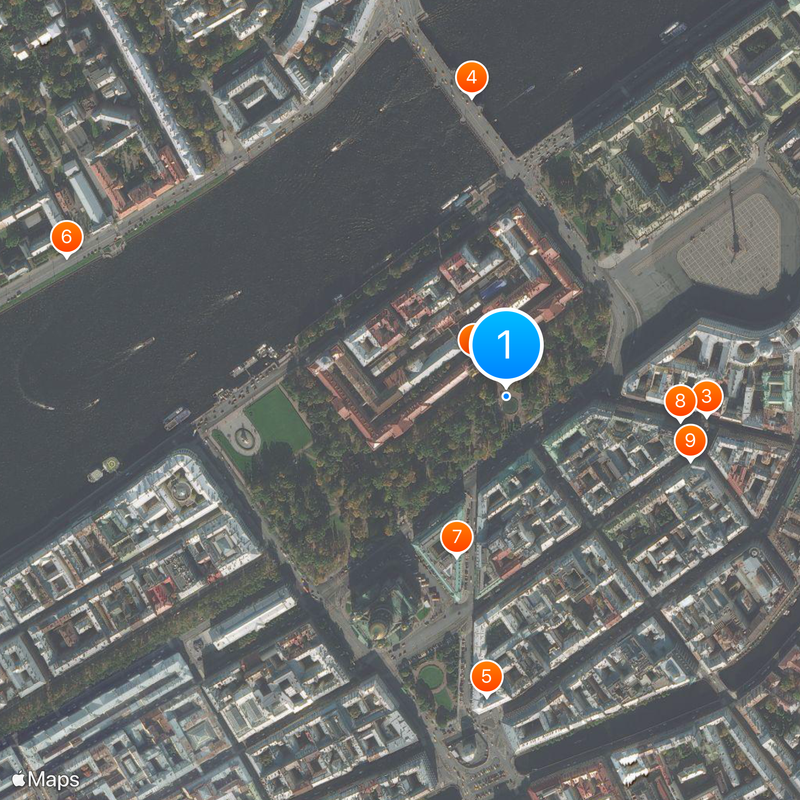 Alexander Garden Mappa