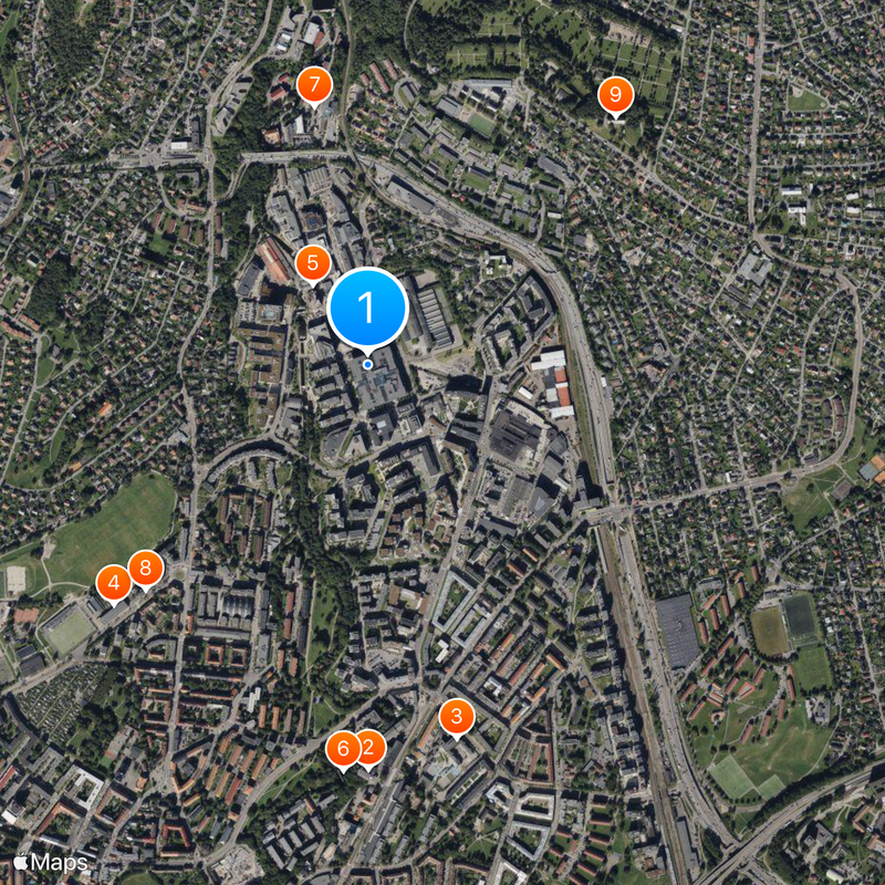 BI Norwegian Business School Map