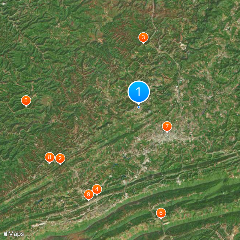 Lake Shawnee Amusement Park Map