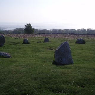 Concentric stone circle on Birkrigg Common