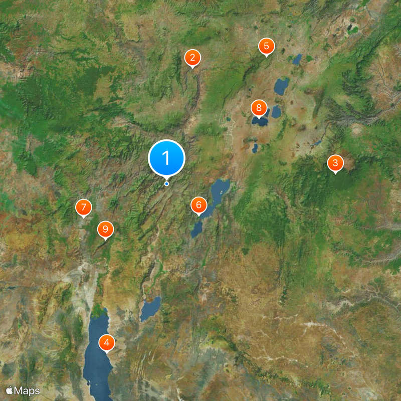 Southern Nations, Nationalities, and Peoples' Region Map