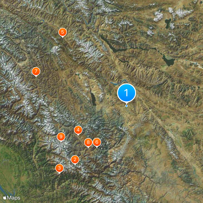 Indian Astronomical Observatory Map