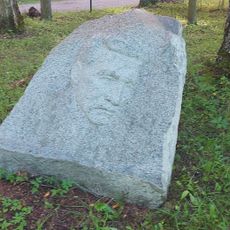 Memorial stone to Juhan Liiv