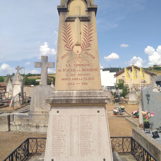 Monument aux morts de Saint-Jean-la-Bussière